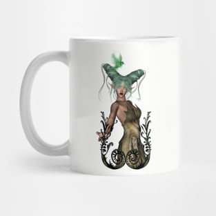 Wonderful fairy with fantasy bird Mug